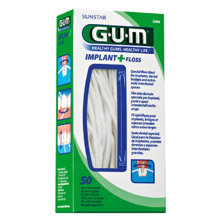 GUM IMPLANT+FLOSS FILO 50PZ